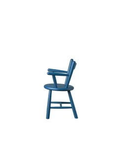 Sale FDB Møbler P9 children's chair, Beech painted Blue