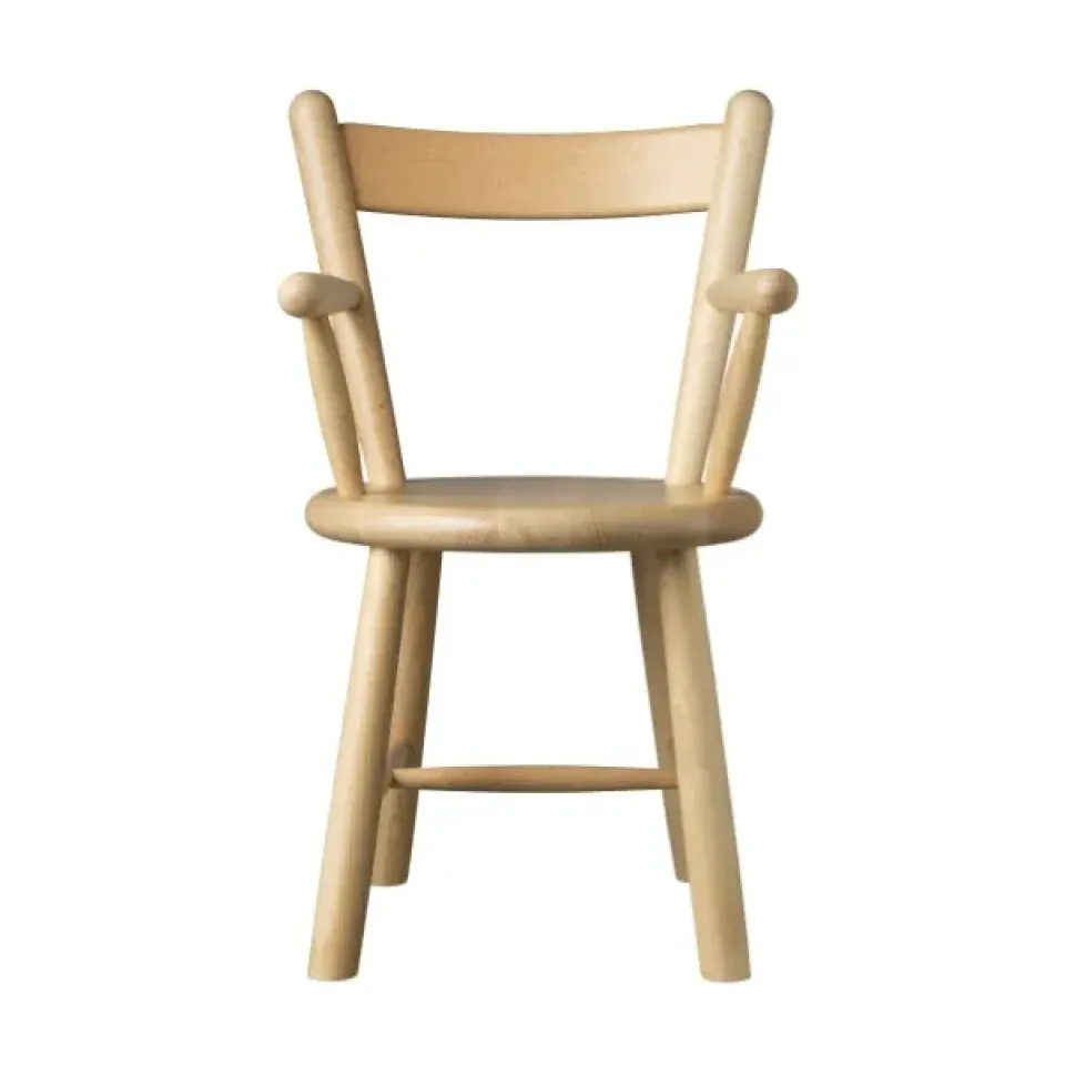 Online FDB Møbler P9 children's chair, Beech nature lacquered Brown