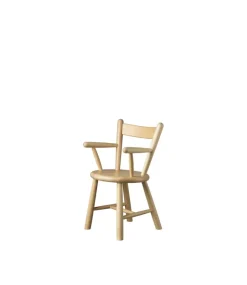 Online FDB Møbler P9 children's chair, Beech nature lacquered Brown