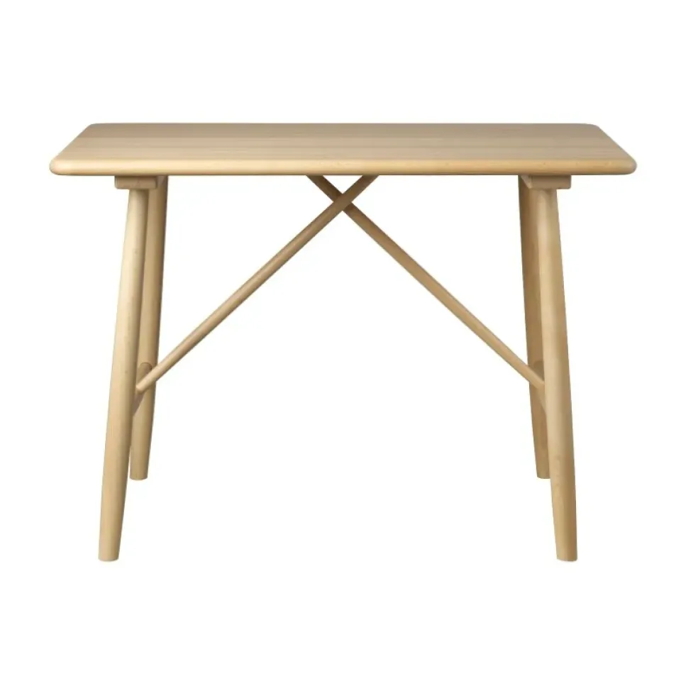 Online FDB Møbler P10 children's table, Beech nature lacquered Brown