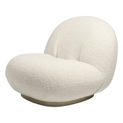 Armchairs & Footstools^GUBI Pacha lounge chair, Karakorum 001-pearl gold White