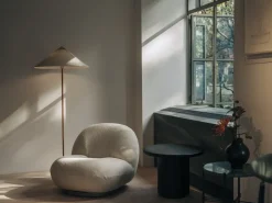 Armchairs & Footstools^GUBI Pacha lounge chair, Karakorum 001-pearl gold White