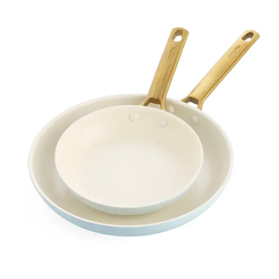 Hot GreenPan Padova frying pan set 20 + 26 cm, Light Blue