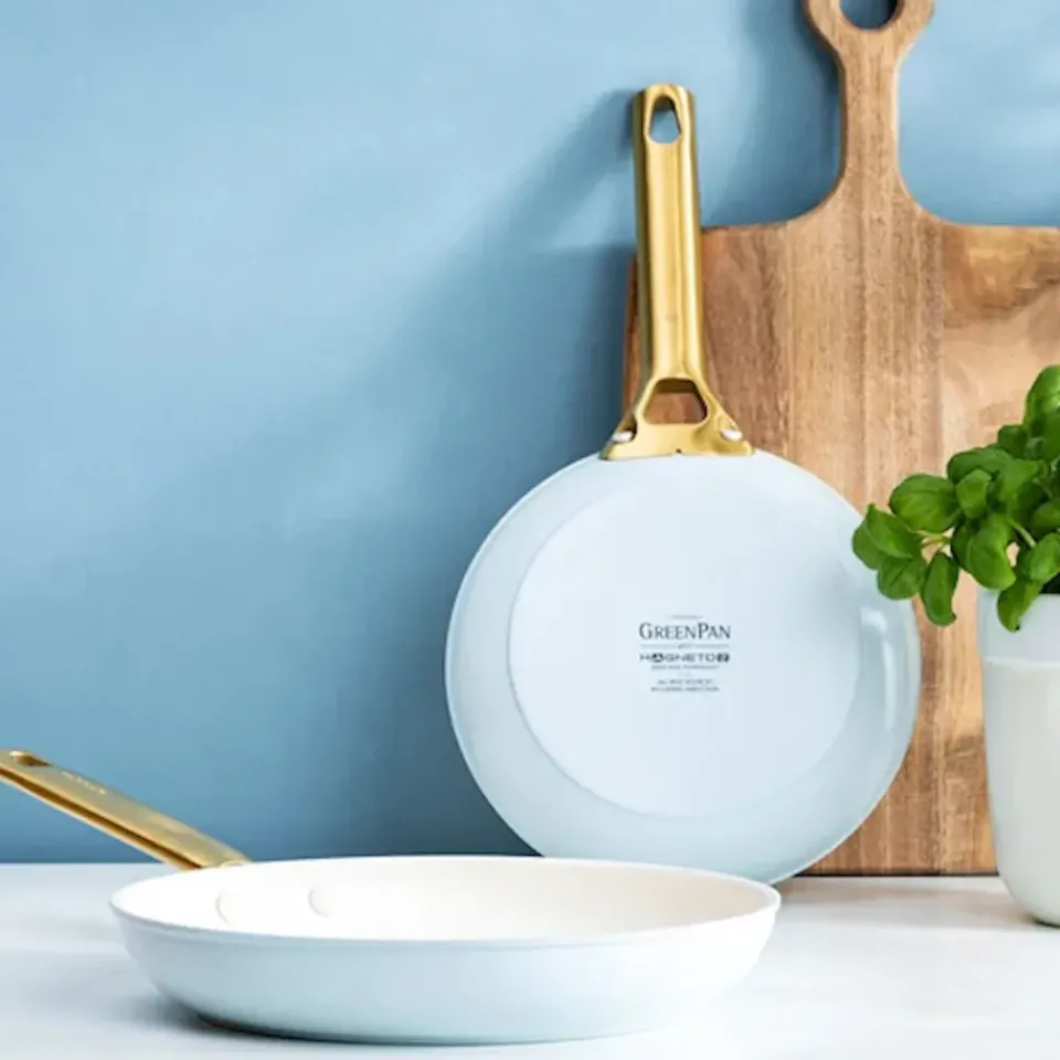 Hot GreenPan Padova frying pan set 20 + 26 cm, Light Blue