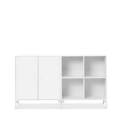 Clearance Montana Pair side table, New 101, lacquered legs White