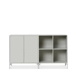Dressers & Sideboards|Dressers & Sideboards^Montana Pair side table, Nordic 09, chrome legs Grey