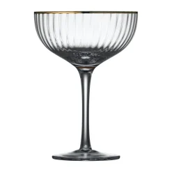 Hot Lyngby Glas Palermo Gold cocktail glass 31.5 cl 4-pack, Clear-gold TransparentGold-coloured