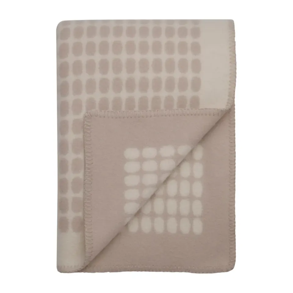 Clearance Røros Tweed Palette blanket 135x200 cm, Clay Grey