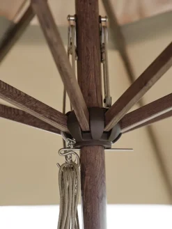 New Brafab Paliano parasol, -taupe 350 cm Brown
