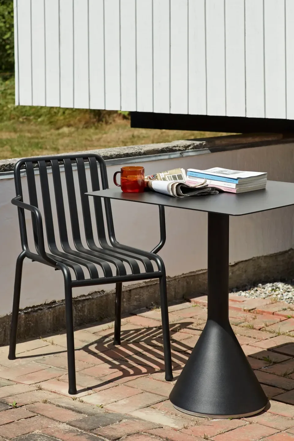 Seating^HAY Palissade armchair, Anthracite BlackGrey