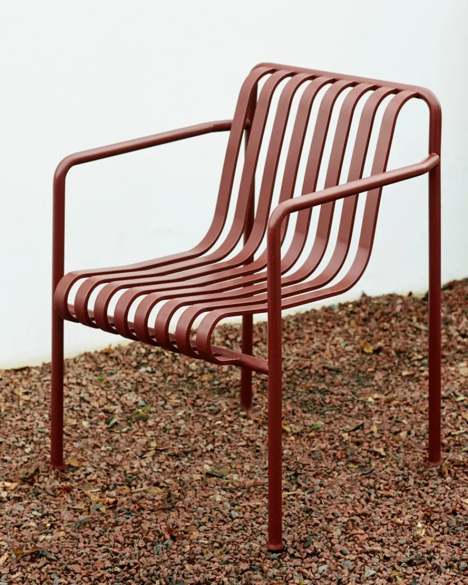 Discount HAY Palissade armchair, Iron Red