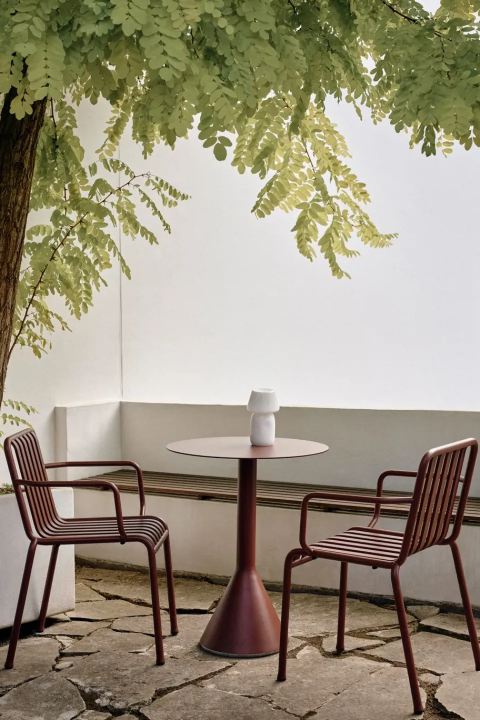 Discount HAY Palissade armchair, Iron Red