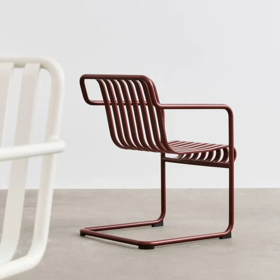 HAY Palissade Cantilever Dining armchair, Iron Red