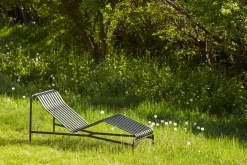 Sale HAY Palissade chaise lounge, Anthracite BlackGrey