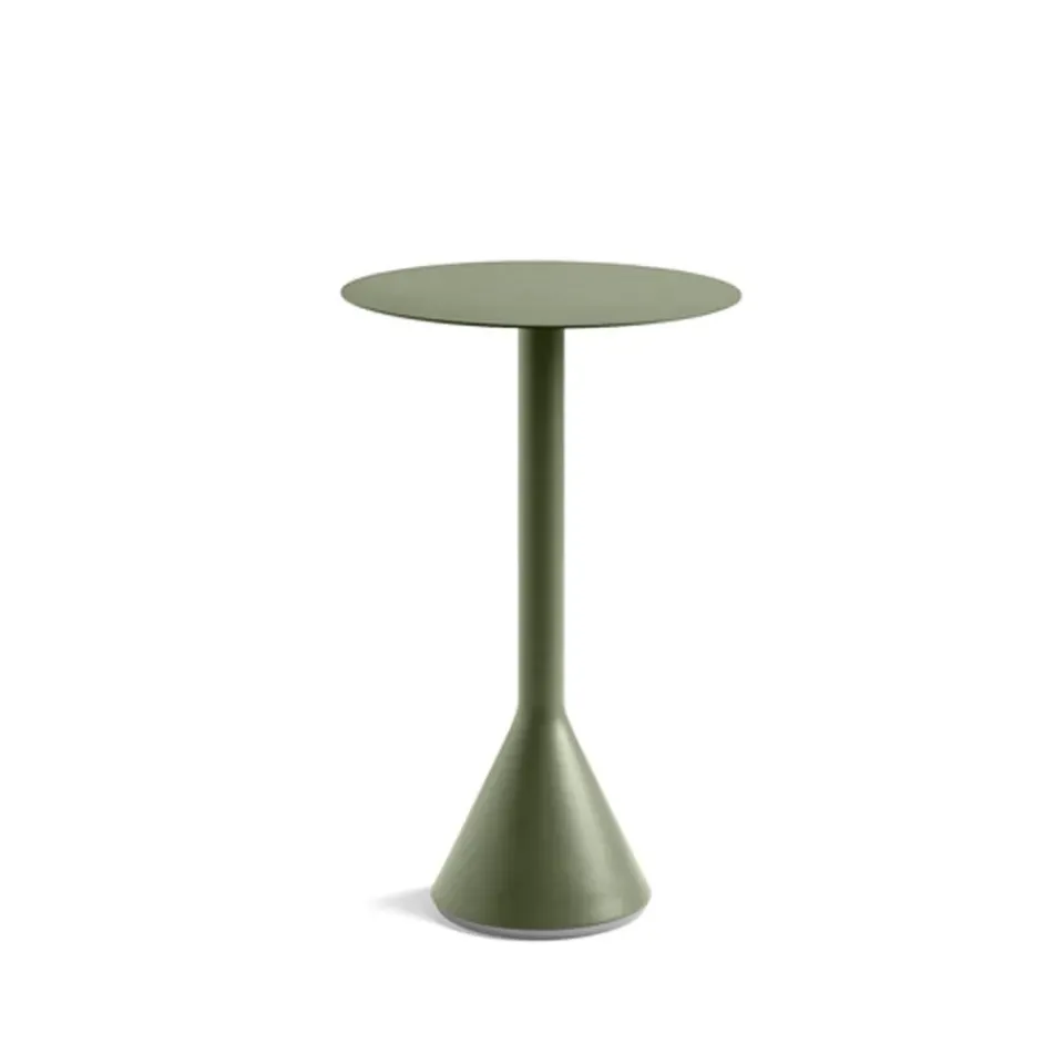 Balcony Furniture|Table For Outdoor Use^HAY Palissade Cone bar table, Olive Green