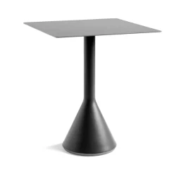 Balcony Furniture|Table For Outdoor Use^HAY Palissade Cone square coffee table 65x65 cm, Anthracite BlackGrey