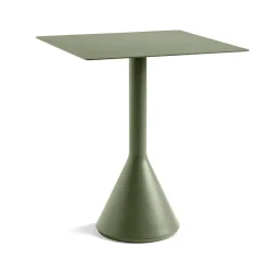 Balcony Furniture|Table For Outdoor Use^HAY Palissade Cone square coffee table 65x65 cm, Olive Green