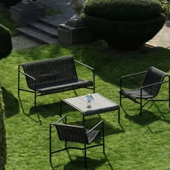 Garden Sofas & Garden Benches|Outdoor Lounge Furniture^HAY Palissade Cord lounge sofa, Anthracite Black