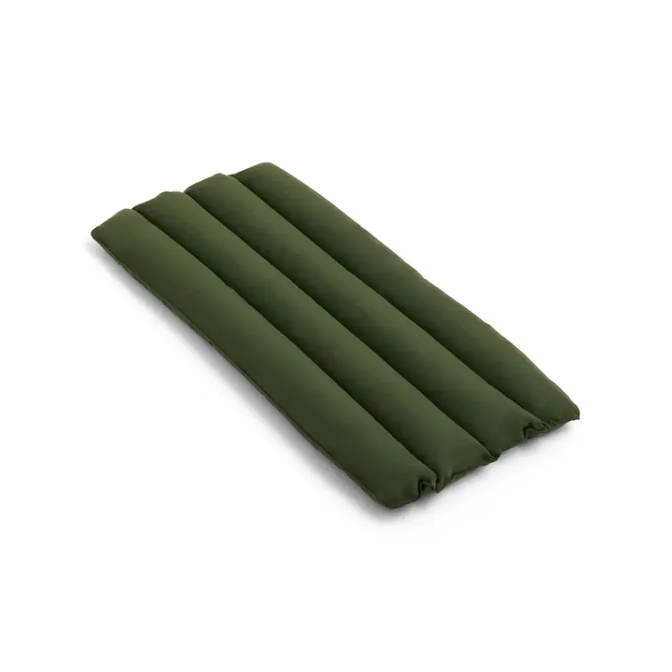 Clearance HAY Palissade Dining Soft Quilted armchair cushion, Olive Green