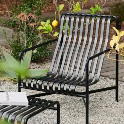 Outdoor Lounge Furniture^HAY Palissade High lounge chair, Anthracite BlackGrey