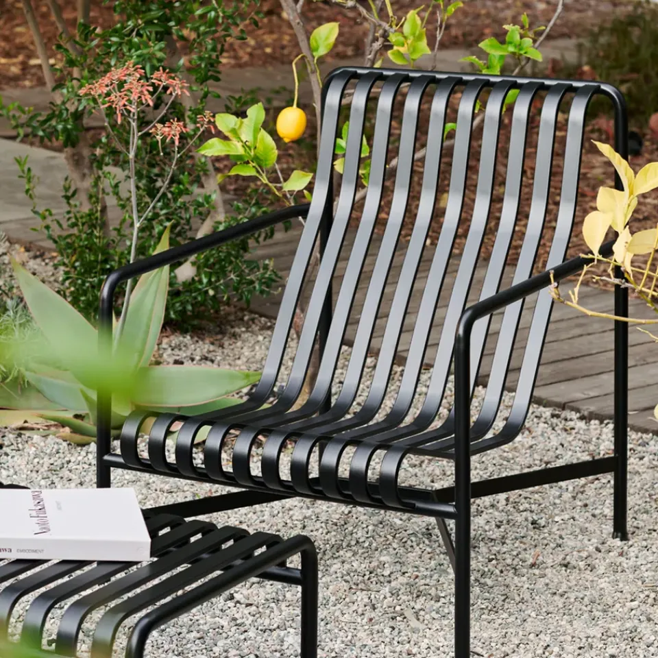 Outdoor Lounge Furniture^HAY Palissade High lounge chair, Anthracite BlackGrey
