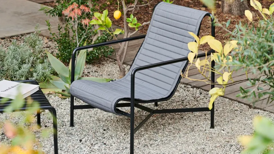 Outdoor Lounge Furniture^HAY Palissade High lounge chair, Anthracite BlackGrey