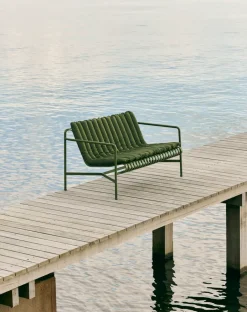 Online HAY Palissade lounge sofa, Olive Green