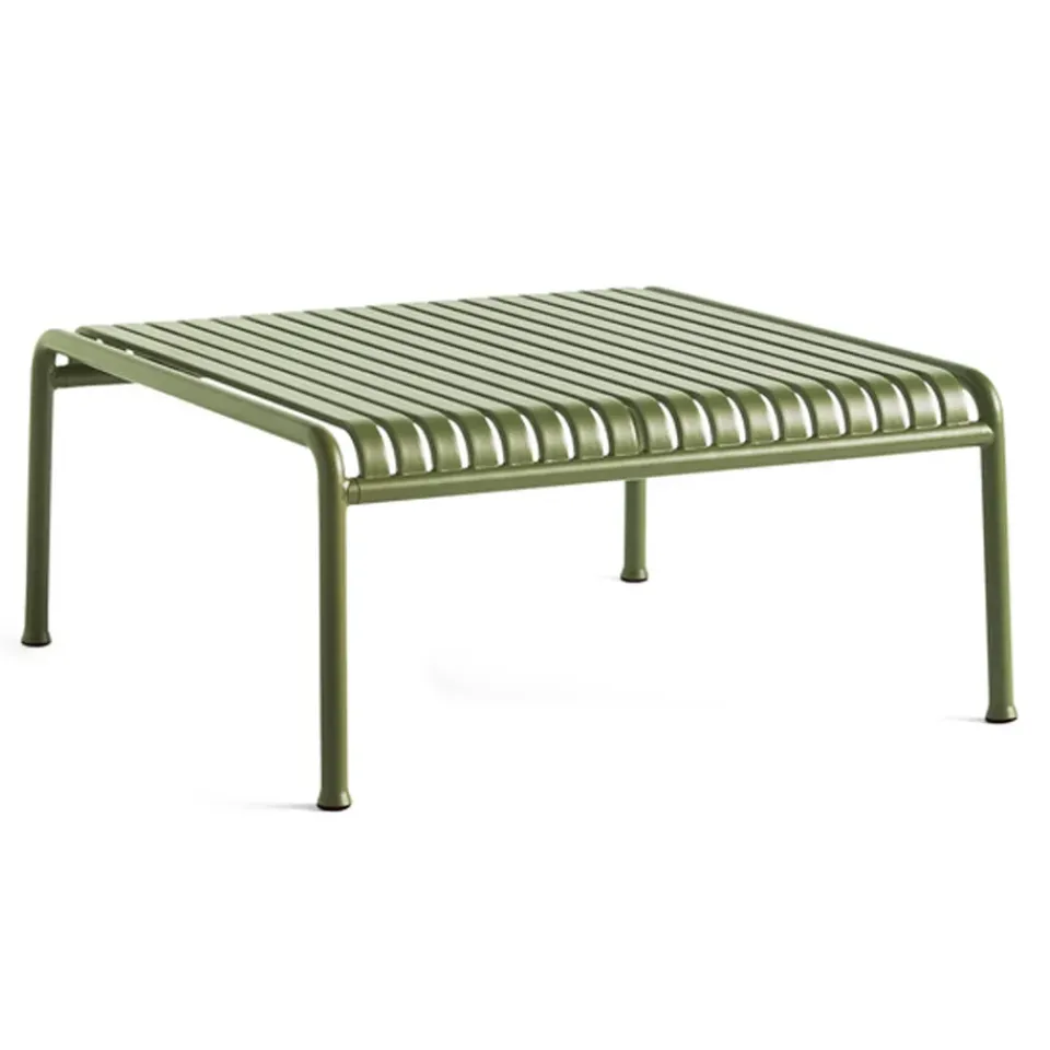 Table For Outdoor Use|Outdoor Lounge Furniture^HAY Palissade Low Table 81.5x86x38 cm, Olive Green