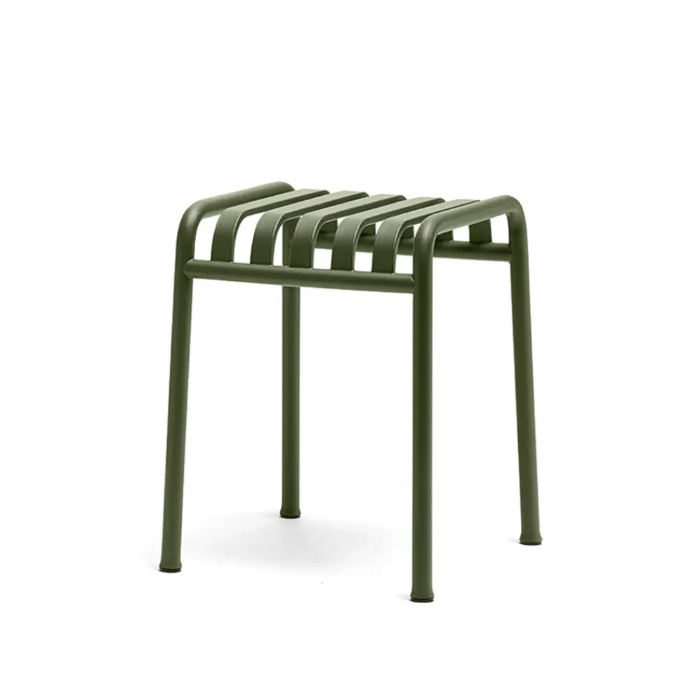 Seating^HAY Palissade stool, Olive Green