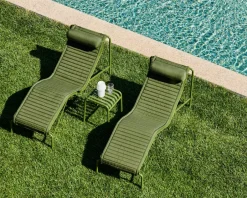 Seating^HAY Palissade stool, Olive Green