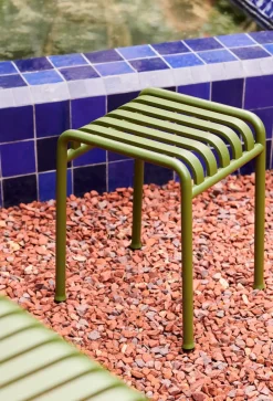 Seating^HAY Palissade stool, Olive Green