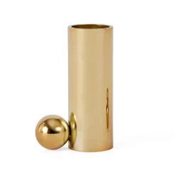 Candle Holders^OYOY Palloa candle high, Brass Gold-coloured