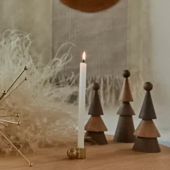 Candle Holders^OYOY Palloa candle small, Brass Gold-coloured