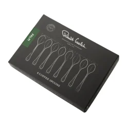 Tea & Coffee Spoons^Robert Welch Palm Bright coffee spoon 8-pack, Stainless steel Silver-coloured