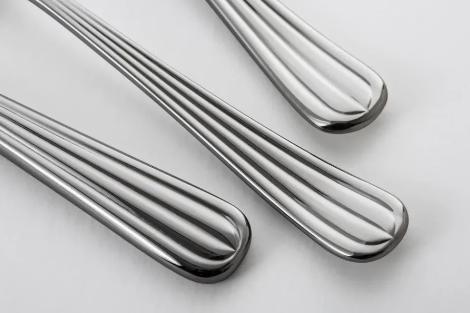 Tea & Coffee Spoons^Robert Welch Palm Bright coffee spoon 8-pack, Stainless steel Silver-coloured