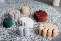 Hem Palma pouf Small 58x65 cm, Pebble Grey