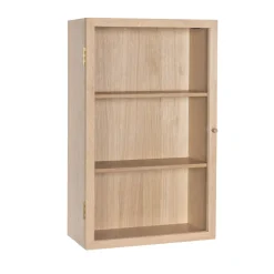Hot Hübsch Panorama wall cabinet, Oak Beige
