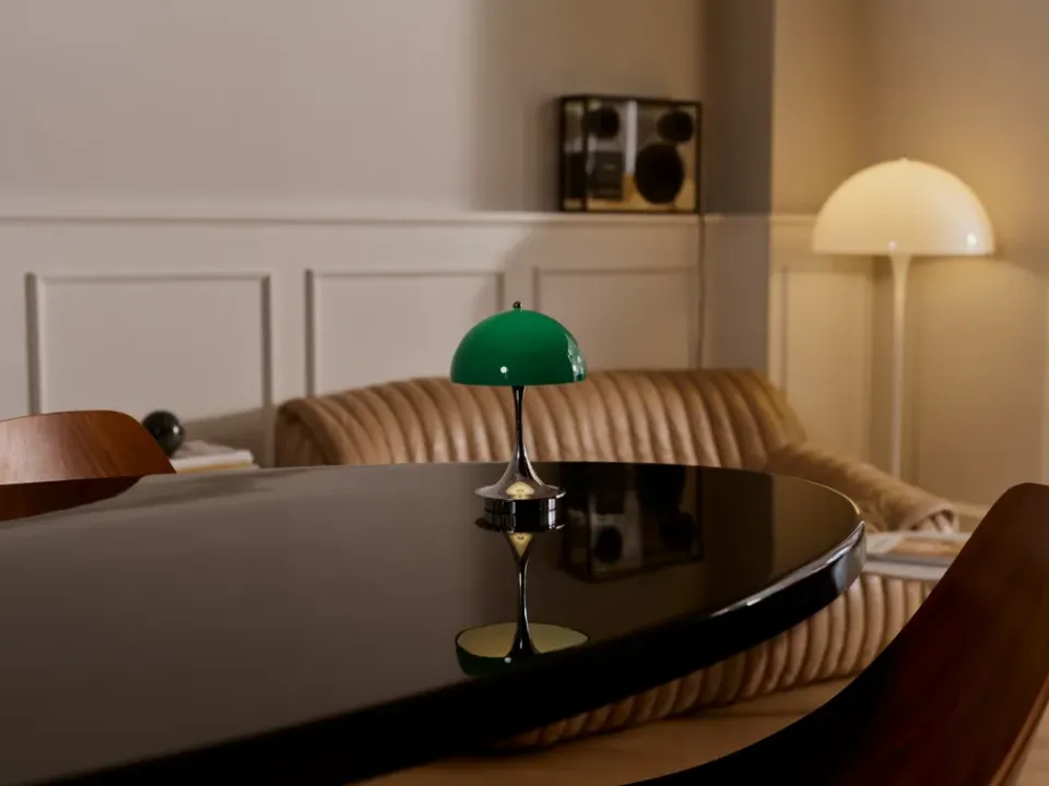 Portable Lighting^Louis Poulsen Panthella 160 Portable v3 table lamp, Original Opal Green