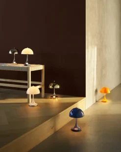 Sale Louis Poulsen Panthella 160 Portable v3 table lamp, Opaque Orange