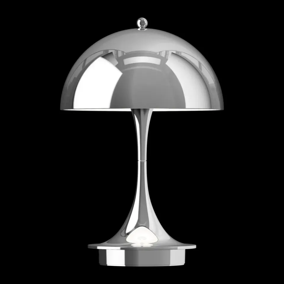 Portable Lighting^Louis Poulsen Panthella 160 Portable v3 table lamp, Chrome Silver-coloured