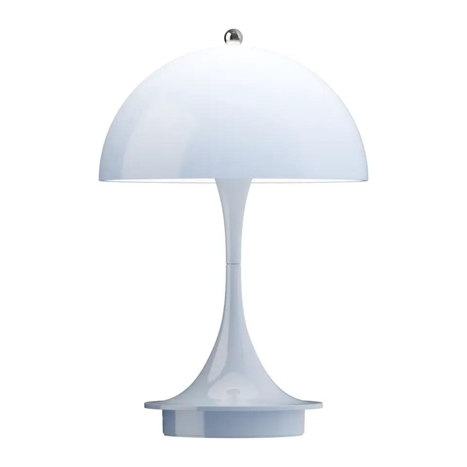 Best Louis Poulsen Panthella 160 Portable v3 table lamp, Opal pale Blue