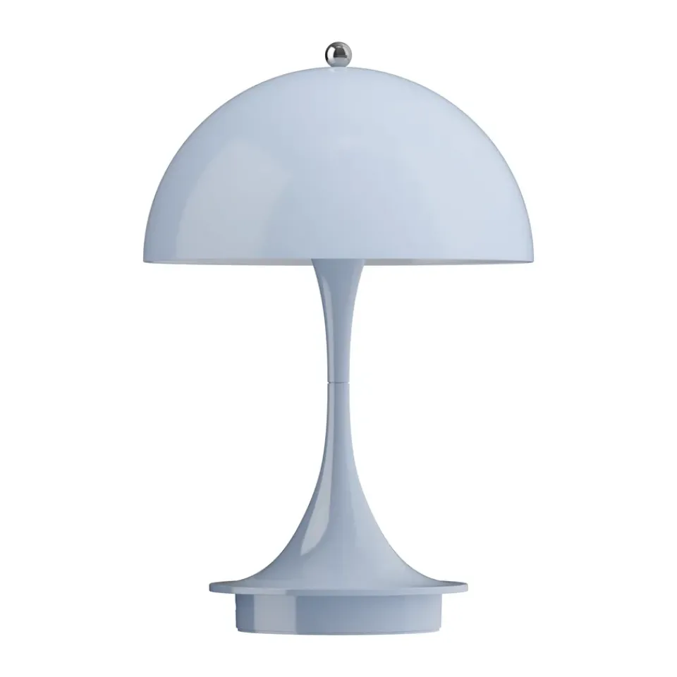 Best Louis Poulsen Panthella 160 Portable v3 table lamp, Opal pale Blue