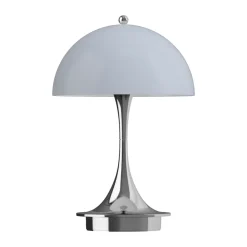 Portable Lighting^Louis Poulsen Panthella 160 Portable v3 table lamp, Chrome opal Grey