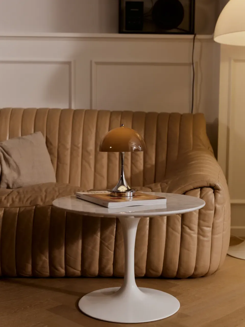 Portable Lighting^Louis Poulsen Panthella 160 Portable v3 table lamp, Original Opal Brown