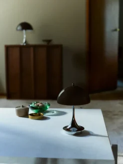 Portable Lighting^Louis Poulsen Panthella 160 Portable v3 table lamp, Original Opal Brown
