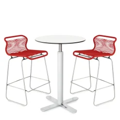 Bar Stools^Montana Panton One kitchen barstool, Carmen, stainless steel Beige