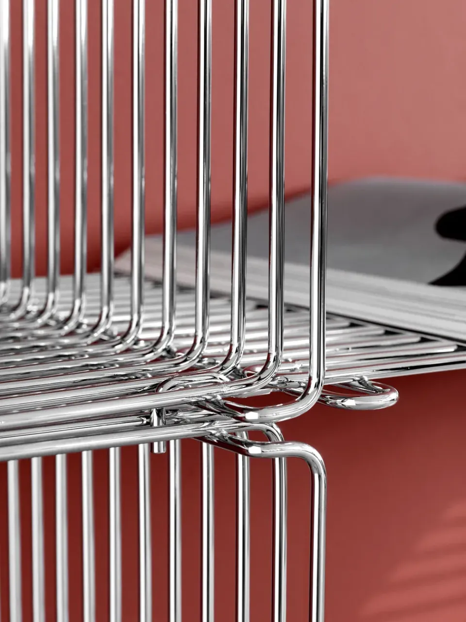 Shelves & Shelving Systems|Shelves & Shelving Systems^Montana Panton Wire Single shelf 34,8x34,8x34,8 cm, Chrome Silver-coloured