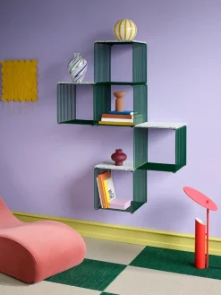Montana Panton Wire Single shelf 34,8x34,8x34,8 cm, Pine Green