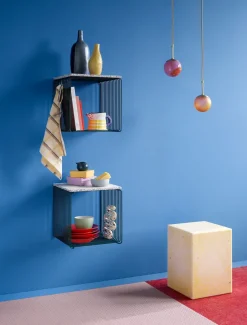 Montana Panton Wire Single shelf 34,8x34,8x34,8 cm, Pine Green