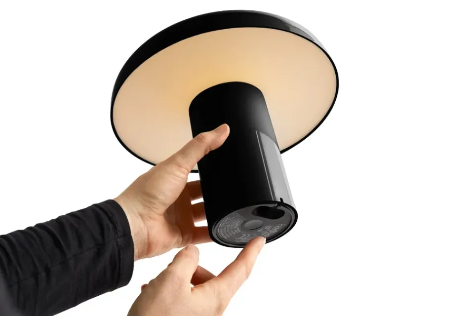 Clearance HAY Pao Portable table lamp, Soft Black